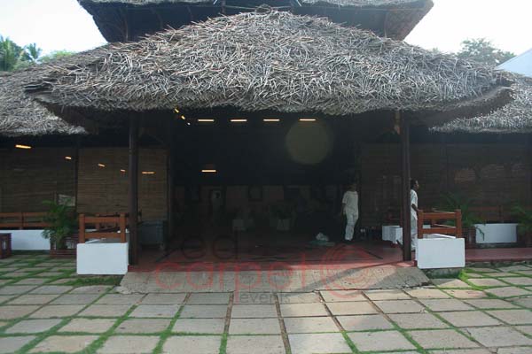 The Leela Raviz facilities: The panthal front view -entrance